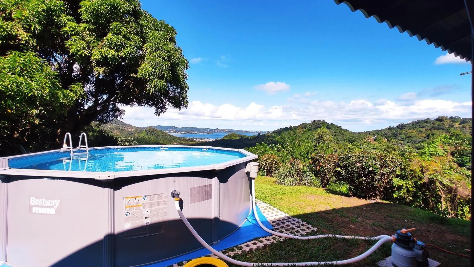 La Villa Mil'Or, Ideale Pour Vos Petits Evenements & Magnifique Vue Sur La Baie Du Robert 마르티니크